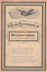 Mary ZSussan Scheiner